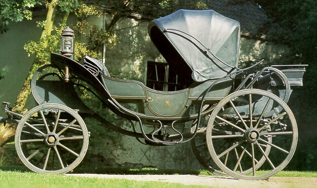 rijtuig, caleche, caléche à la d'Aumont