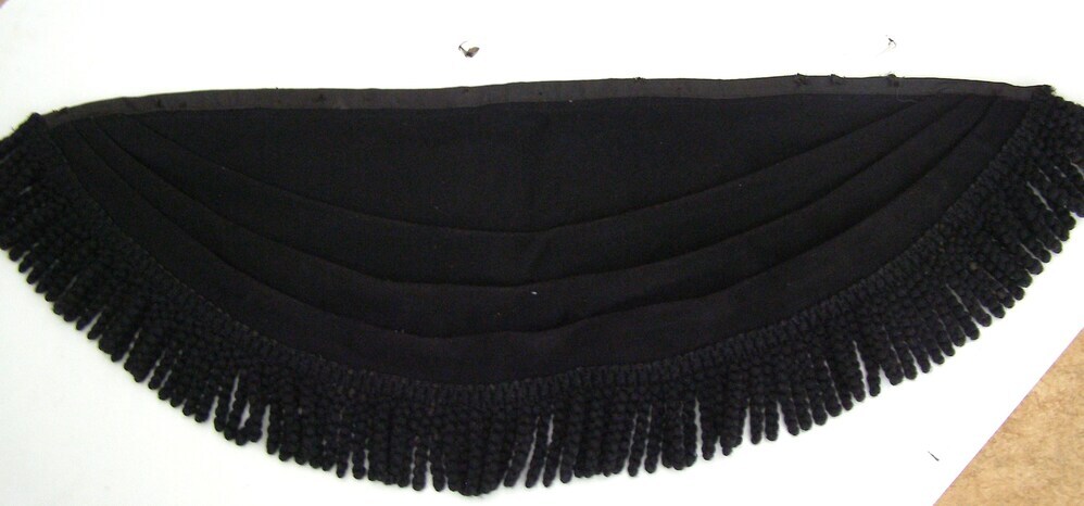 gordijn voor rouwkoets, gordijn