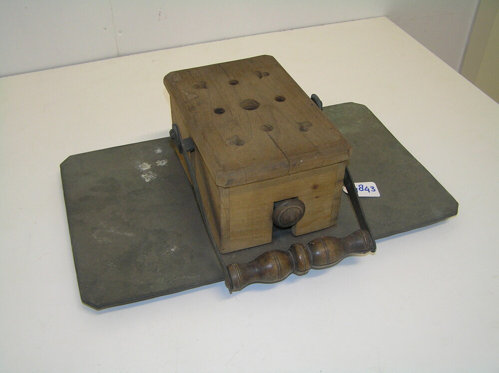 stoof, voetstoof, plaatstoof