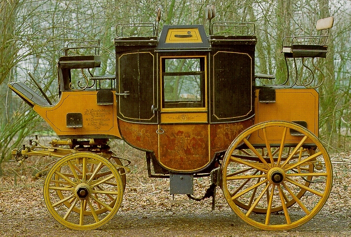 rijtuig, coach, franse diligence