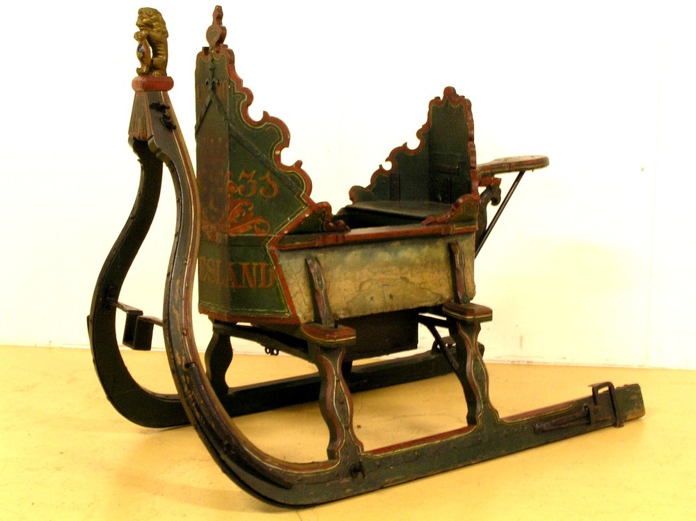 slede, slee, arrentikker