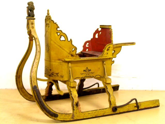 slede, slee, arrentikker