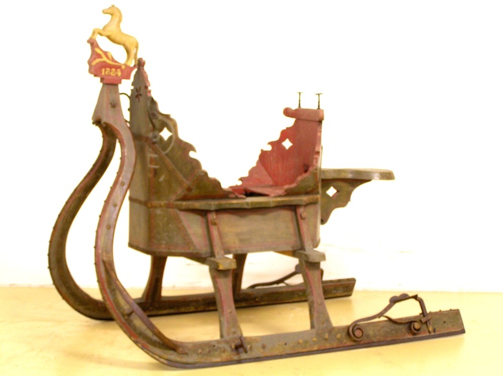 slede, slee, arrentikker