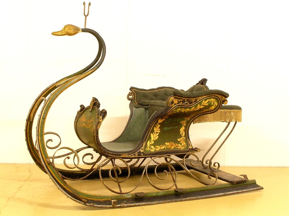 slede, slee, zwanenslee