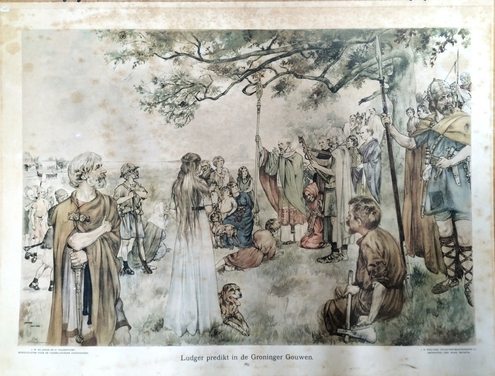 Ludwig predikt in de Groninger Gouwen, 1934