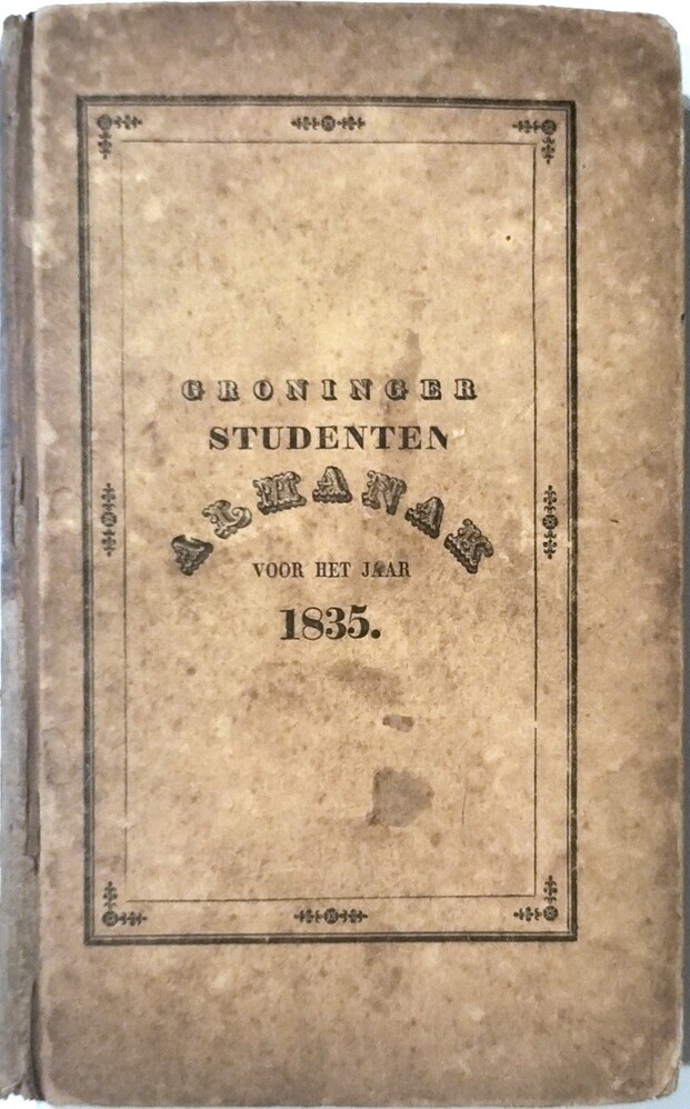 Groninger studenten almanak voor het jaar 1835