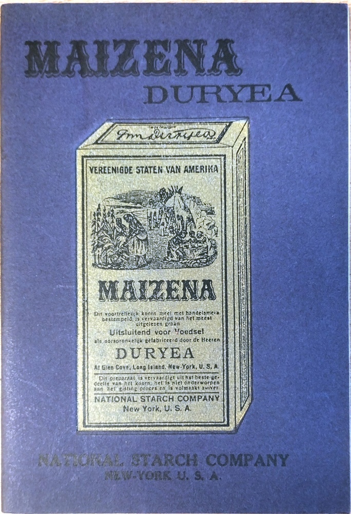 Kookboekje: Maizena Duryea, national starch company, 1913.