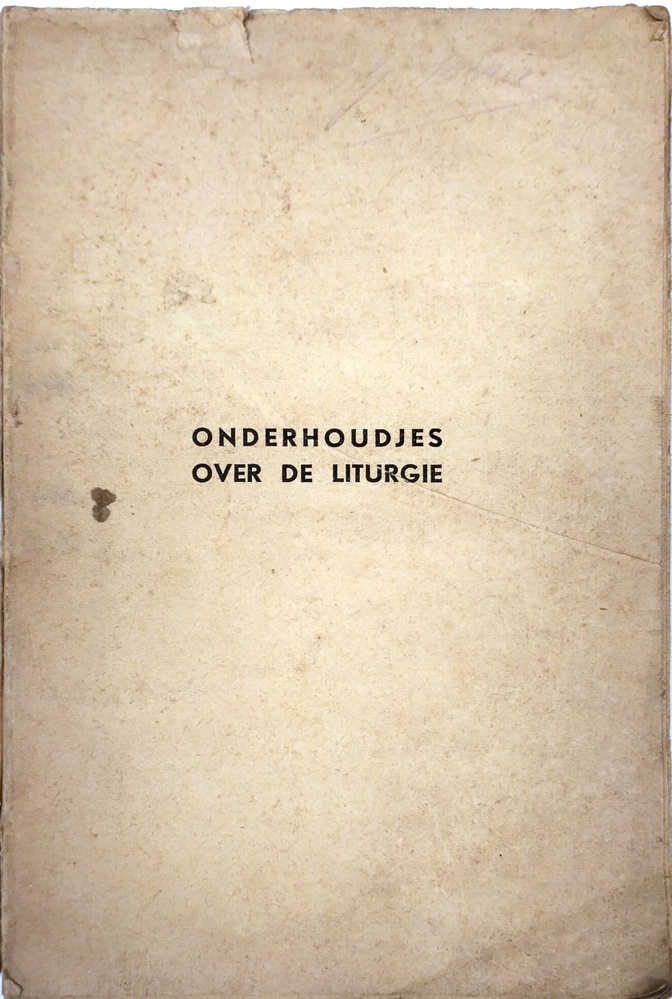 Onderhoudjes over de liturgie.Poppe, E.H.