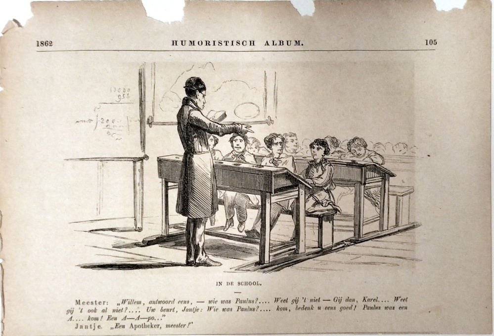 Prent uit hetHumoristisch album, 1862
