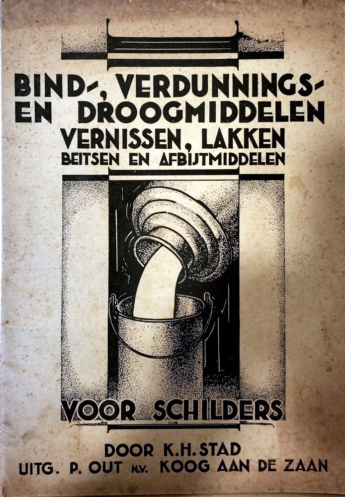 Lesboek Bind-, verdunnings-, en droogmiddelen, vernissen, lakken, beitsen en afbijtmiddelen voor schilders