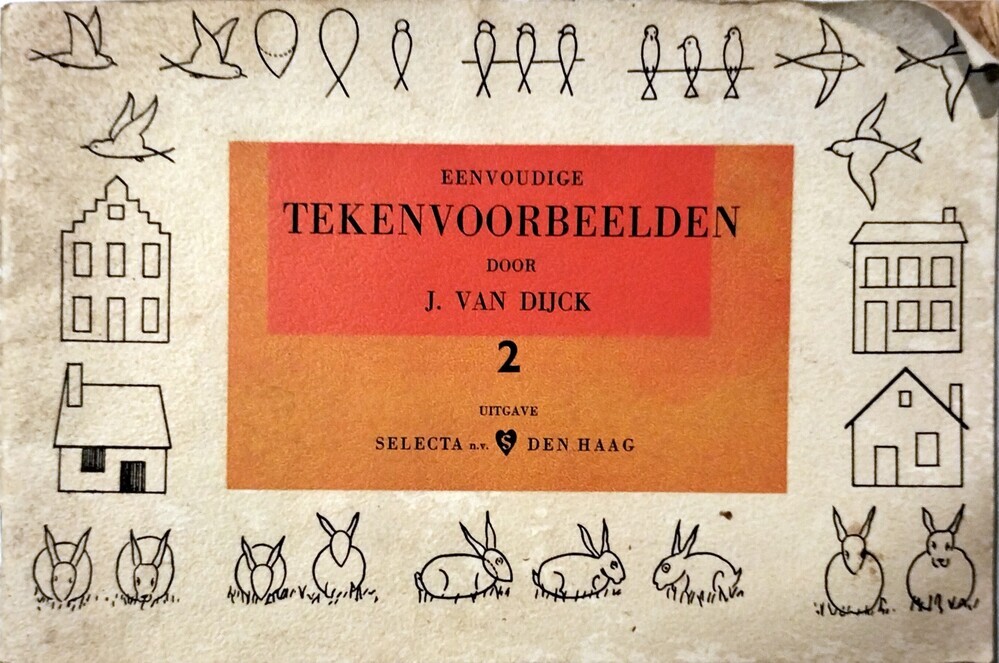 Eenvoudige tekenvoorbeelden door J. van Dijck