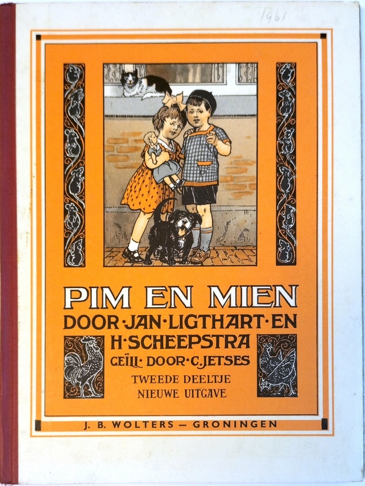 Pim en Mien door Jan Ligthart en H. Scheepstra. 2e deeltje, nieuwe uitgave, 1961.