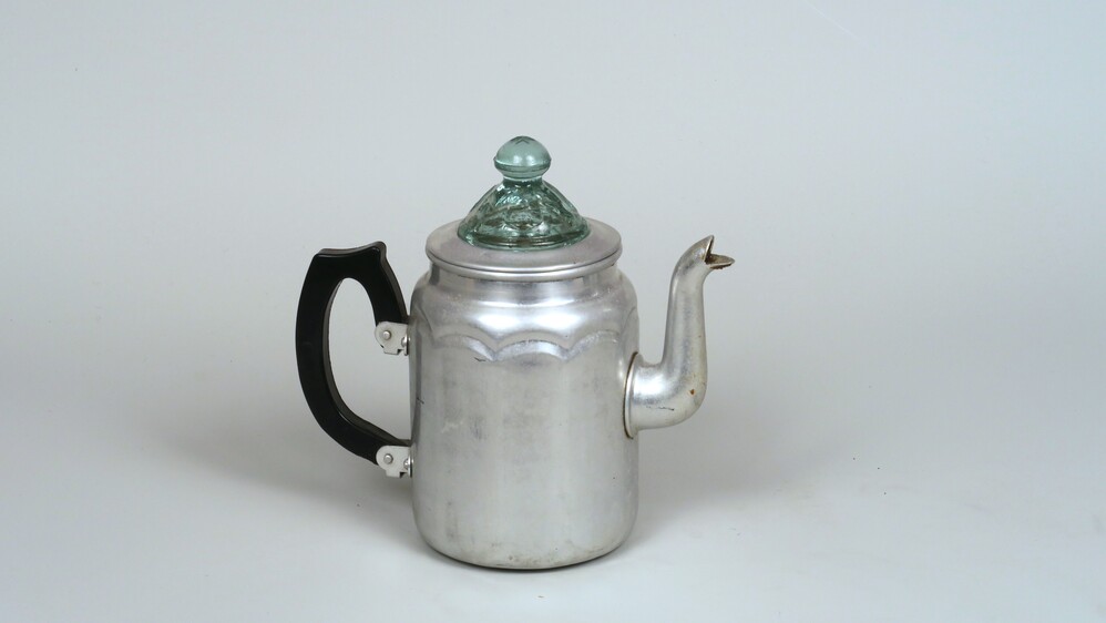 Koffiepot van aluminium
