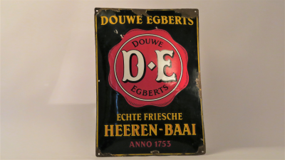 Douwe Egberts reclamebord uit de jaren '30