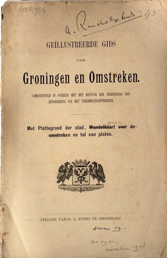 Geïllustreerde gids van Groningen en omstreken.