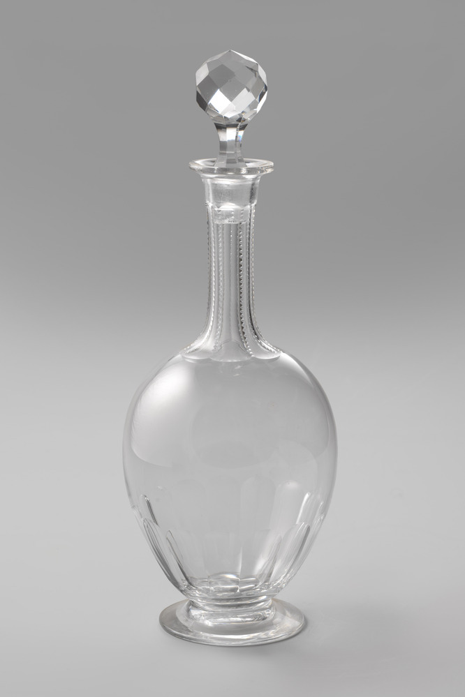 Glazen karaf met stop