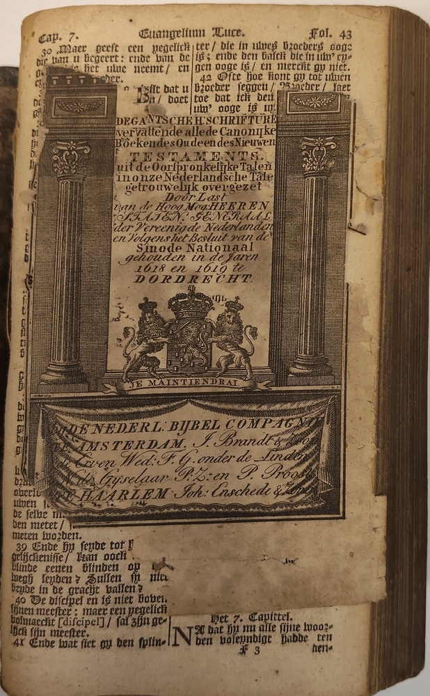 Voorblad mist, oude en nieuwe testament