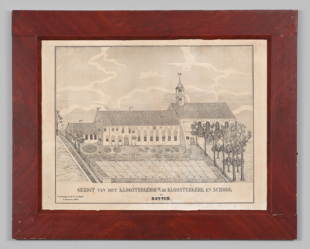 Prent klooster Rottum