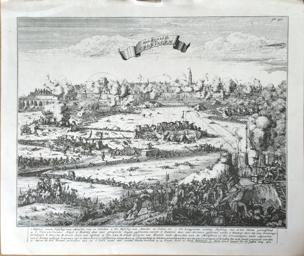 Prent van Belegering van Groningen, kopie