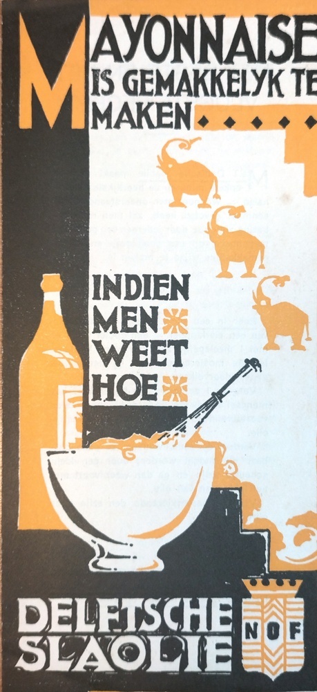 Mayonnaise is gemakkelijk te maken indien met weet hoe. Delftsche slaolie.