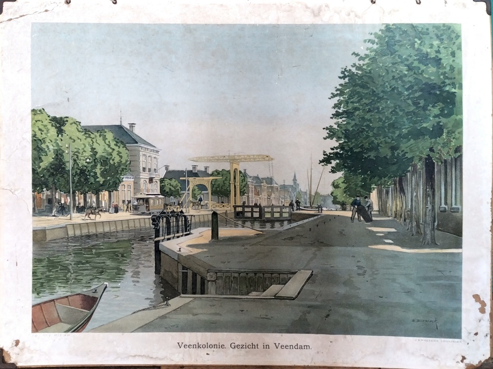 Veenkolonie. Gezicht in Veendam.