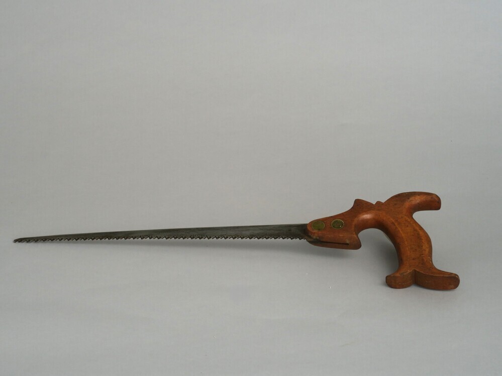 Dunne zaag met houten greep