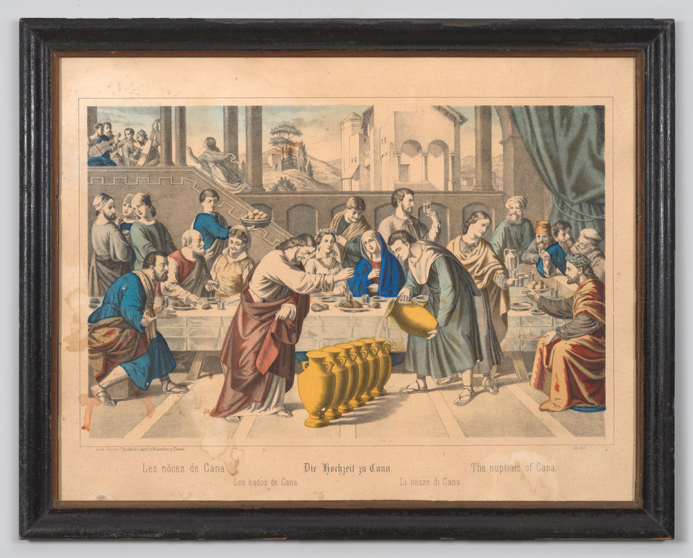 Prent "Die Hochzeit zu Cana"