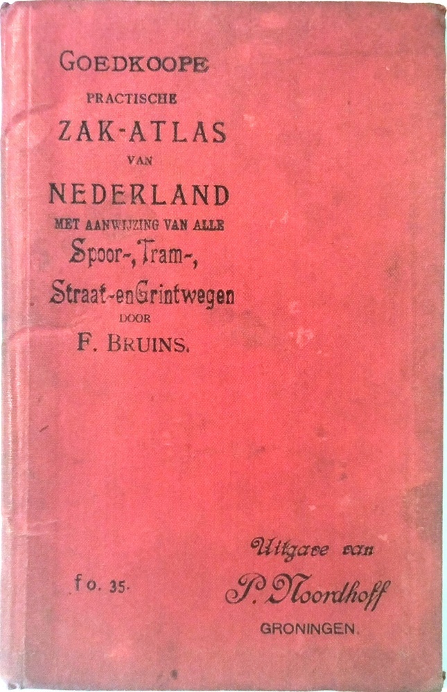 Goedkoope practische zak-atlas van Nederland