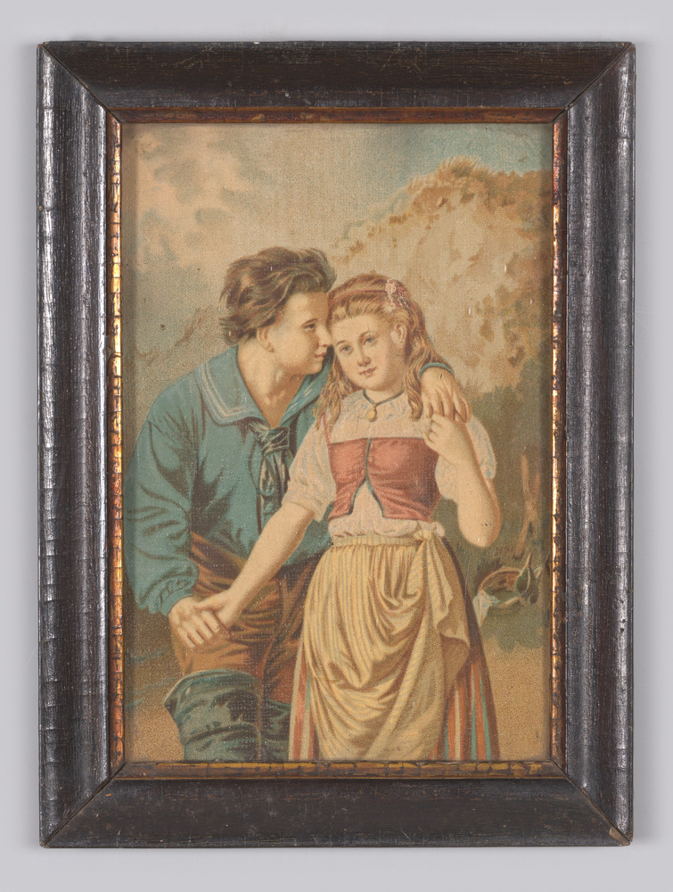 Prent, "Verliefd paar"