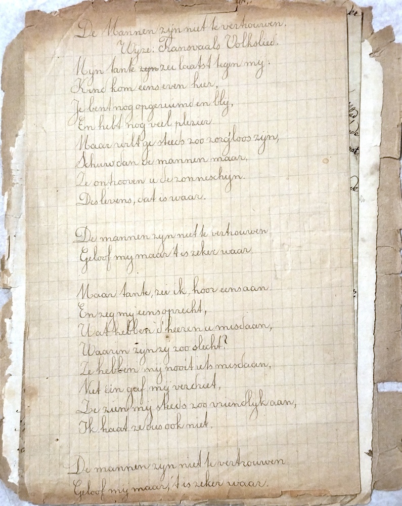 Notitieboekje van K. Swaak