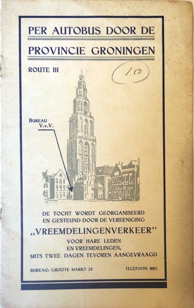 Per autobus door de provincie Groningen. Route III, georganiseerd door de vereeniging voor Vreemdelingenverkeer