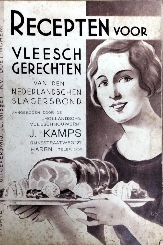Recepten voor vleeschgerechten van den Nederlandschen slagersbond. Kamps, J. 1933