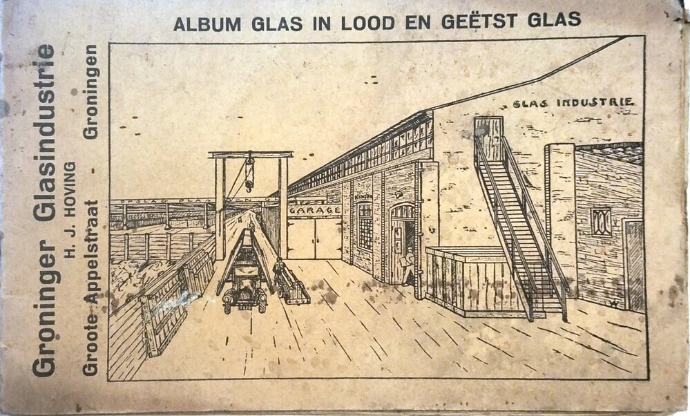 Album glas in lood en geëtst glas