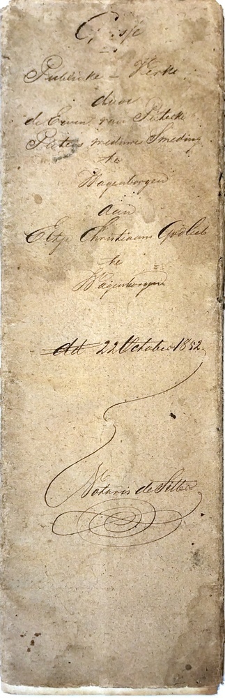 Vier akten van notaris