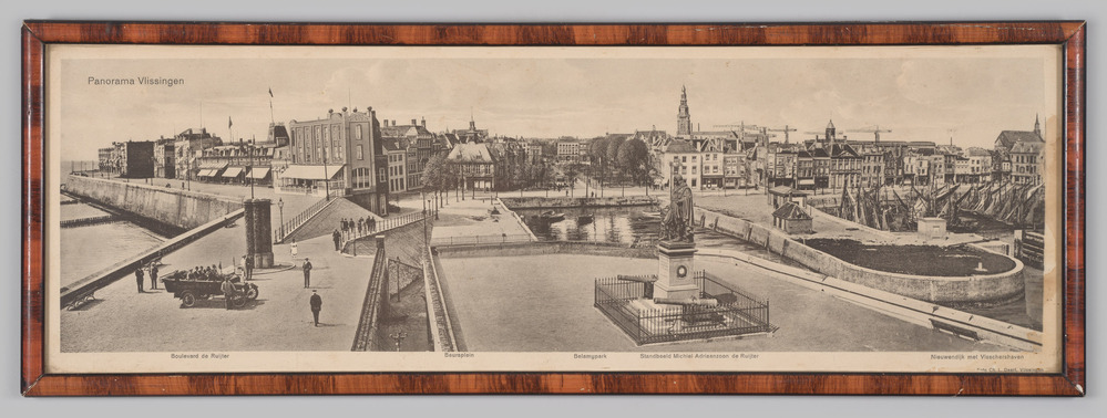 Foto, ingelijst, achter glas