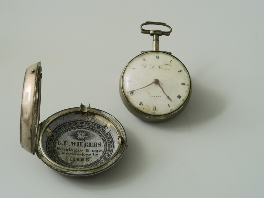 Zakhorloge, vervaardigd door D.D. Neveren rond 1860