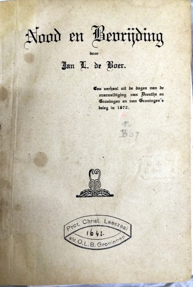 Nood en Bevrijding. Boer de, J.L. 1921