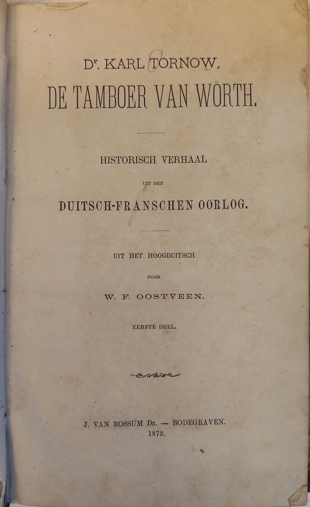 De tamboer van Wörth. Tornow, K.