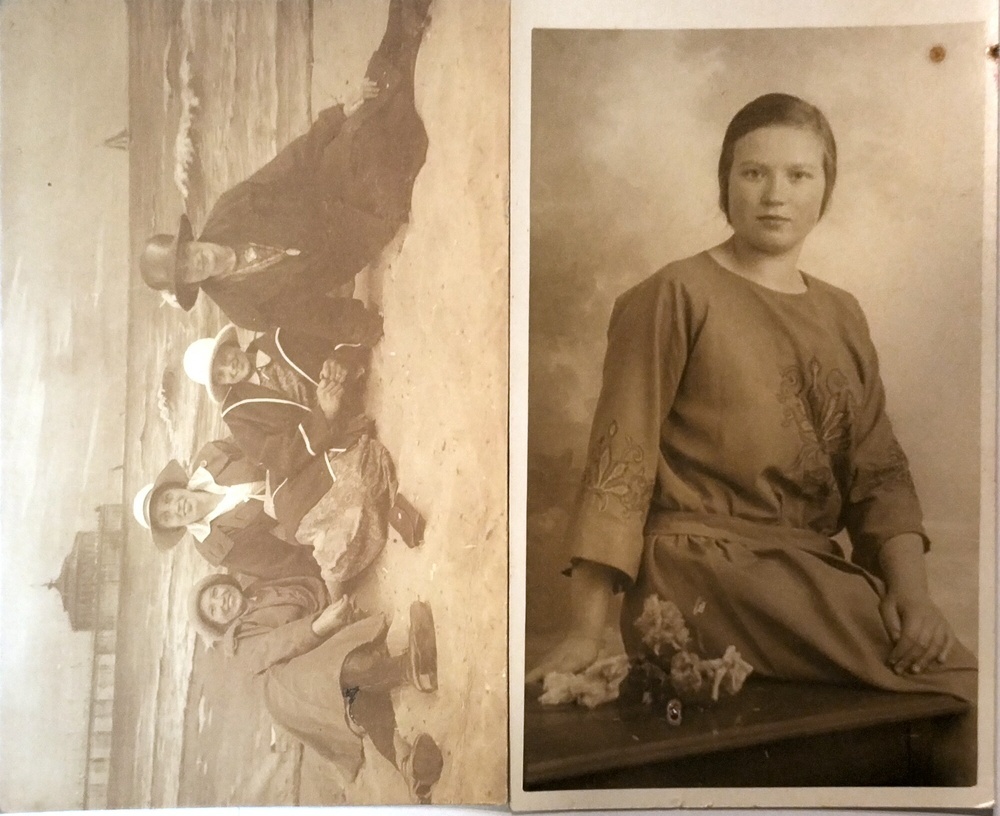 2 foto's van de familie Thoma