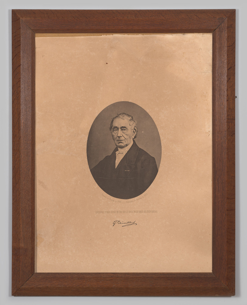 Portret van een man, identiek aan nr. 06864 maar met rechthoekige lijst