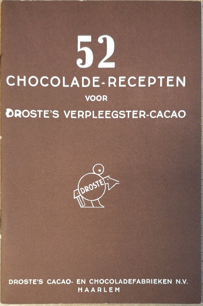 52 chocolade recepten voor Droste's verpleegster cacao, 1934.