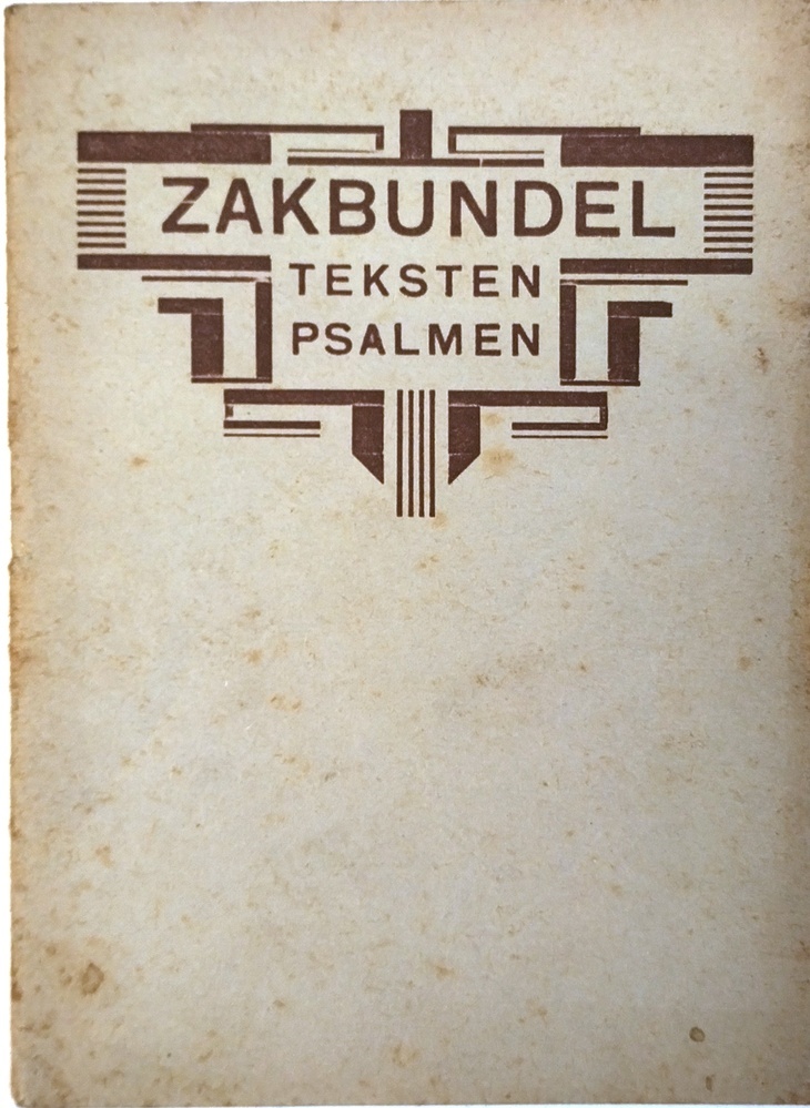 Zakbundel. Teksten en psalmen.