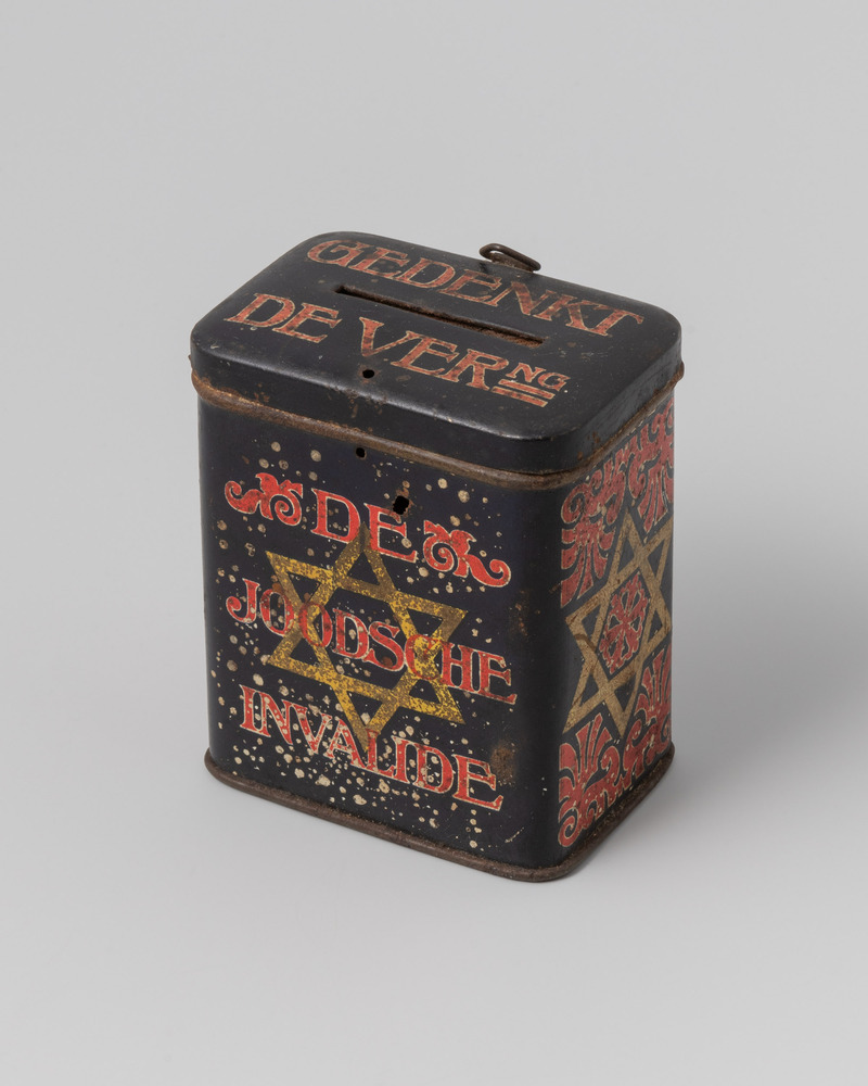 Collectebus Joodsche invalide, ca. 1925-1940, blik