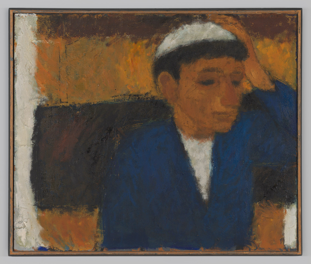 Schilderij Jongen met keppel, Herman Dijkstra, ca. 1955-1965