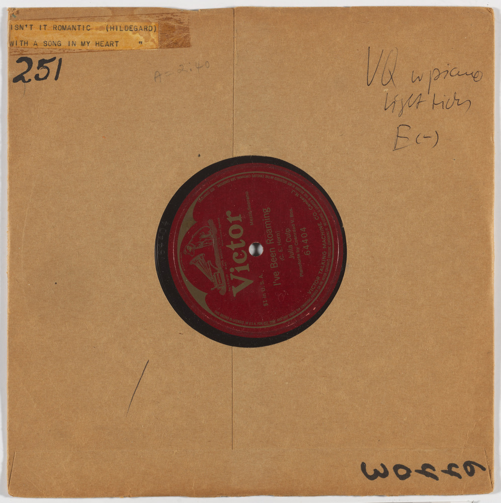 Langspeelplaat Julia Culp contra-alt sings Schubert, Gruber, Mollov, 1981