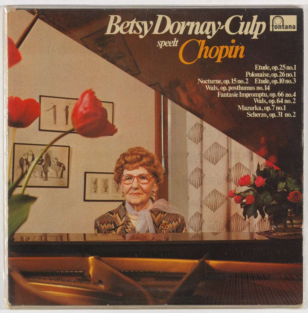 Langspeelplaat Betsy Dornay Culp speelt Chopin, 1972