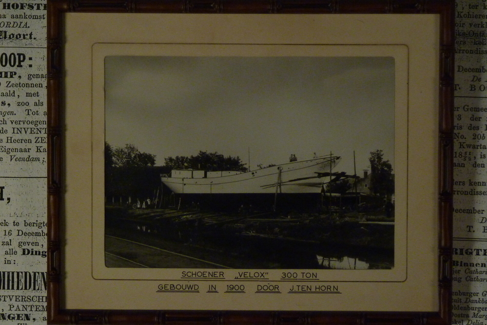 Schoener velox 300 ton gebouwd in 1900 door J ten Horn