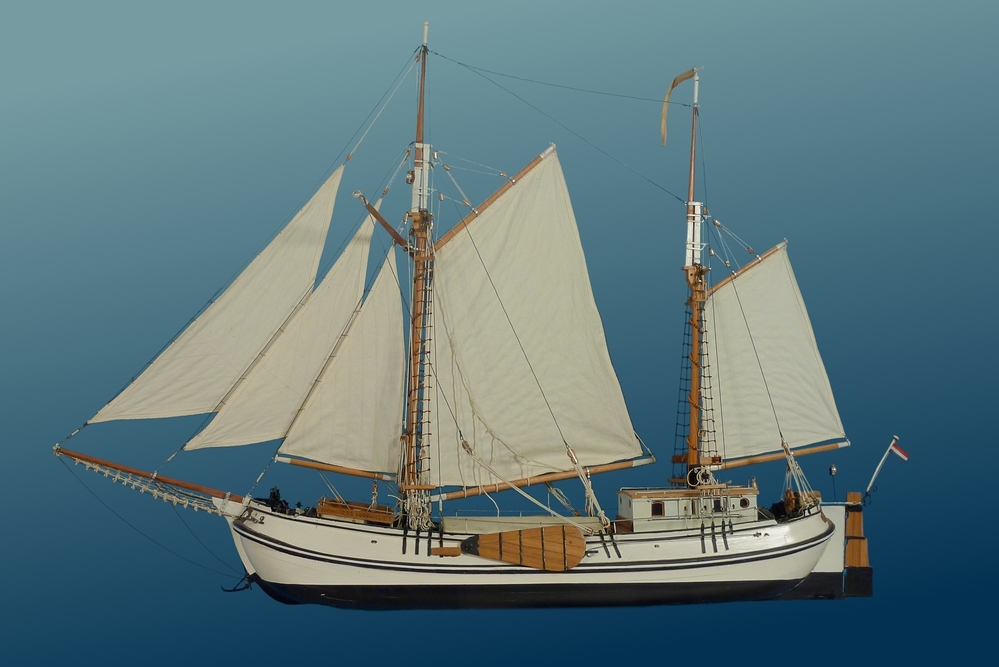 scheepsmodel Voorwaarts Voorwaarts.