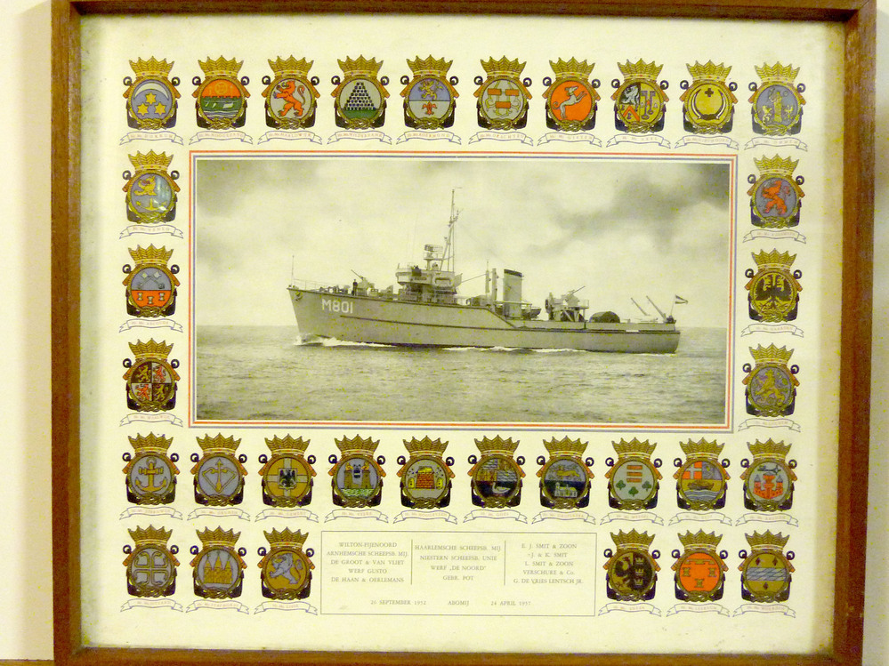 Scheepsportret Marineschip M 801 Dokkum