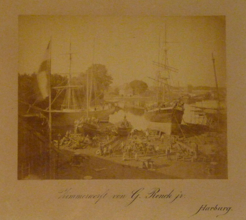 Zimmerwerft von G Renck jr Harburg